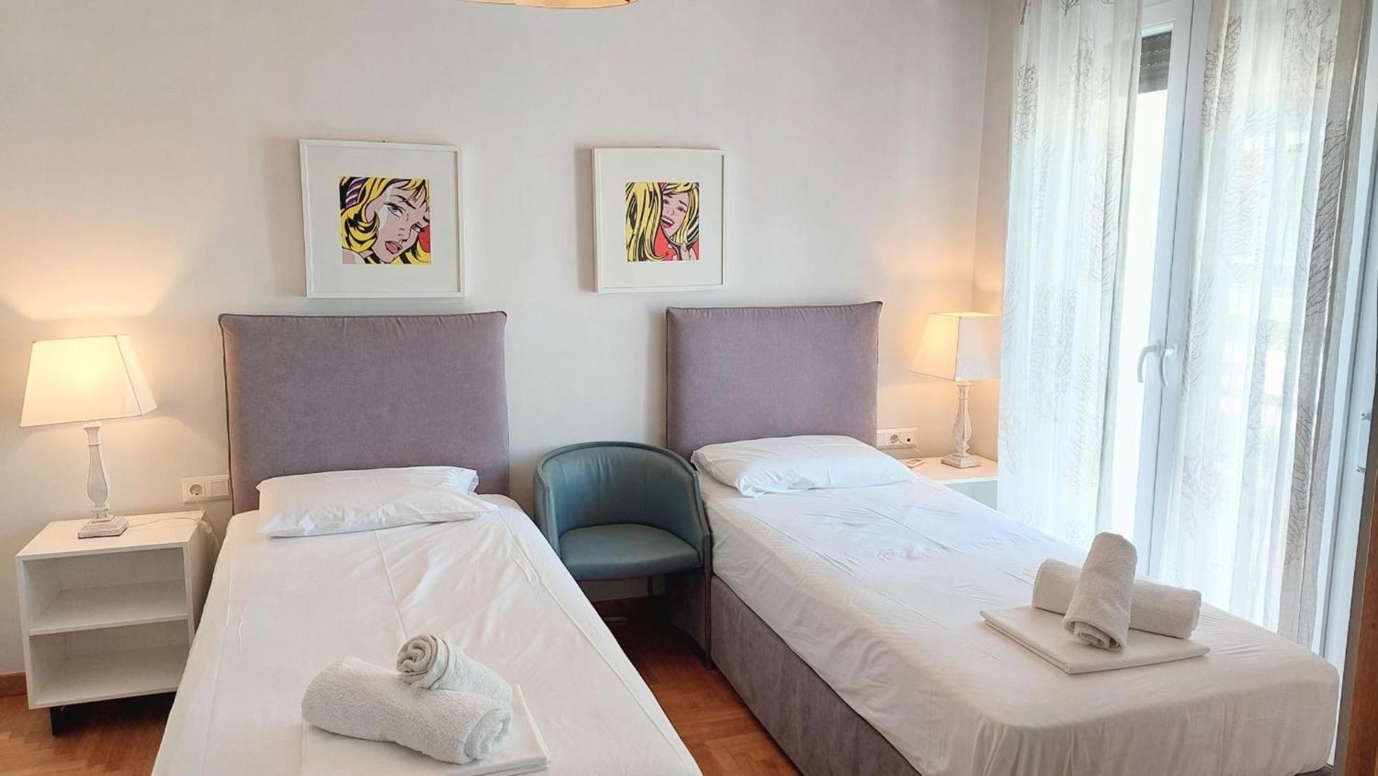Elegant Apartment In Acropolis Atenas Exterior foto
