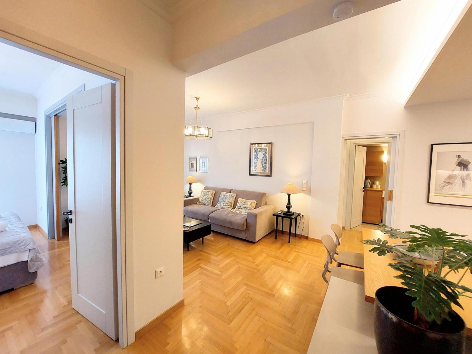 Elegant Apartment In Acropolis Atenas Exterior foto